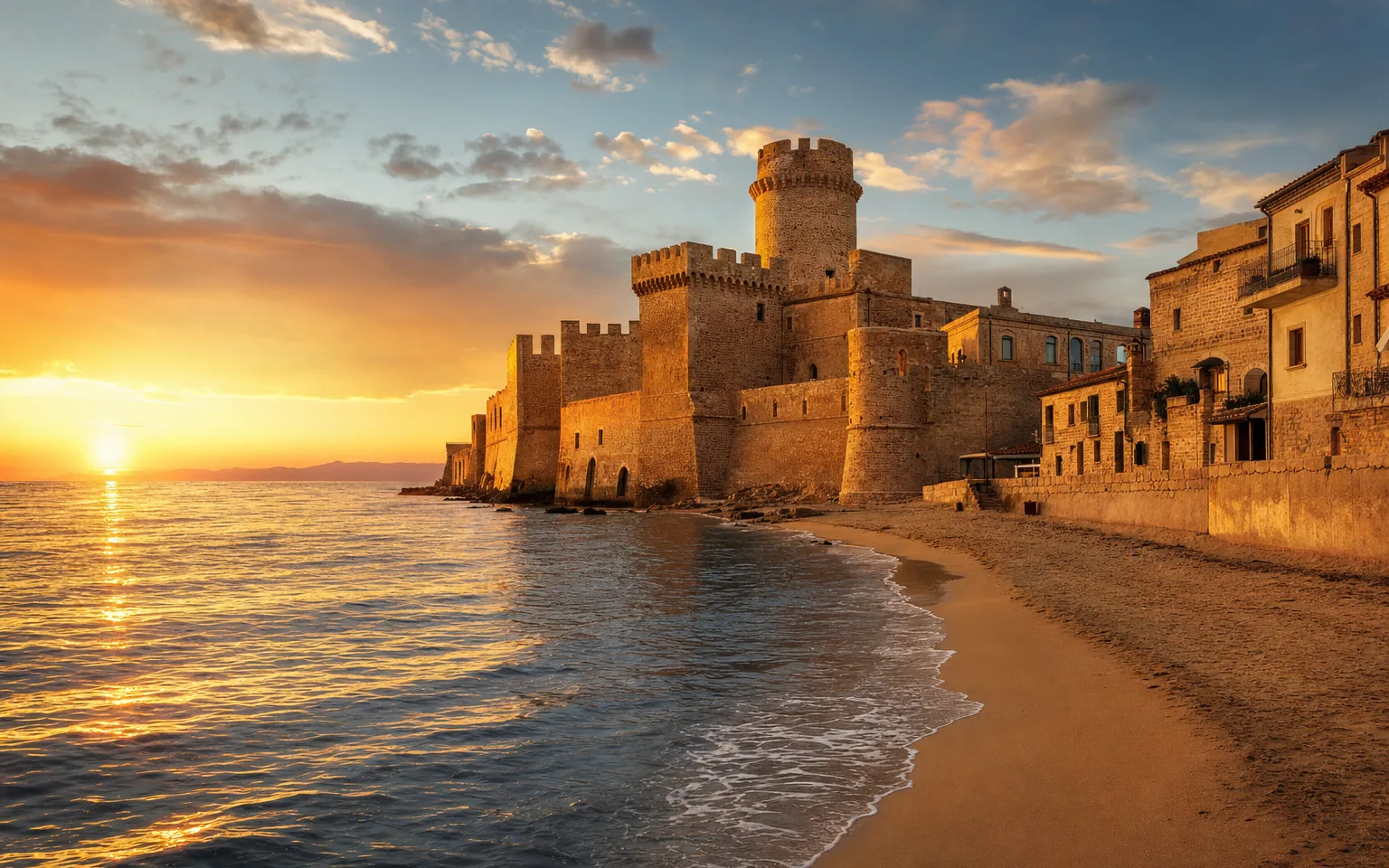 Immagine editoriale evocativa del castello sul mare a Santa Marinella