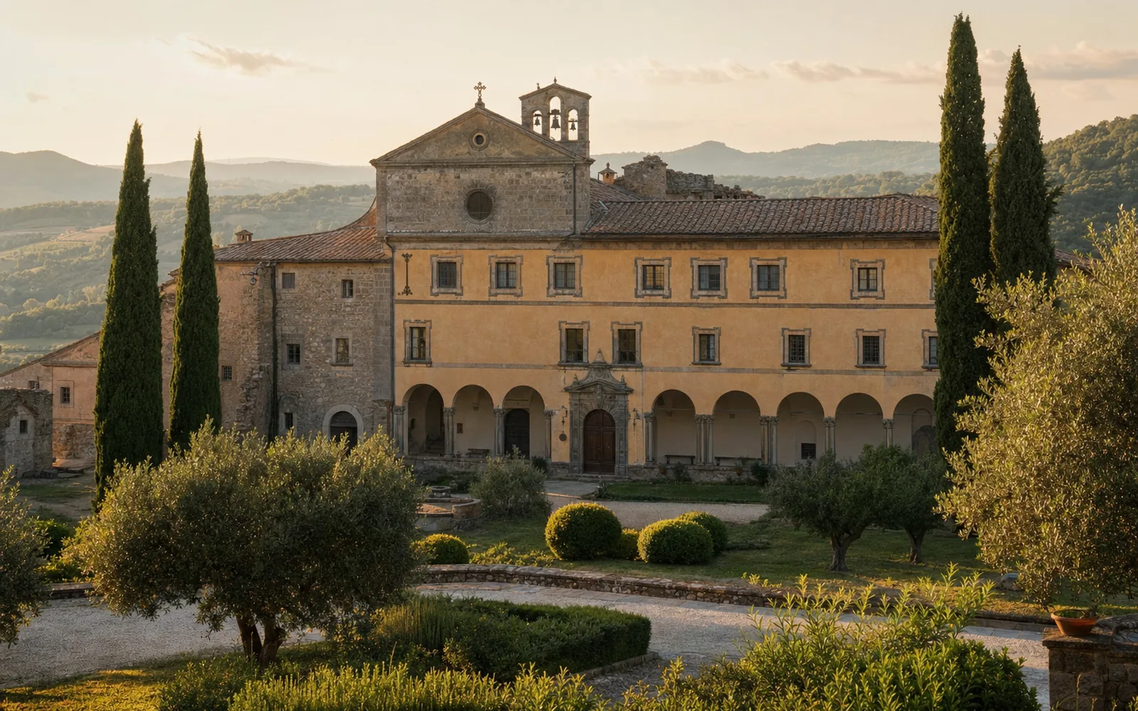 Immagine editoriale evocativa dell'antico convento cinquecentesco di Gallese
