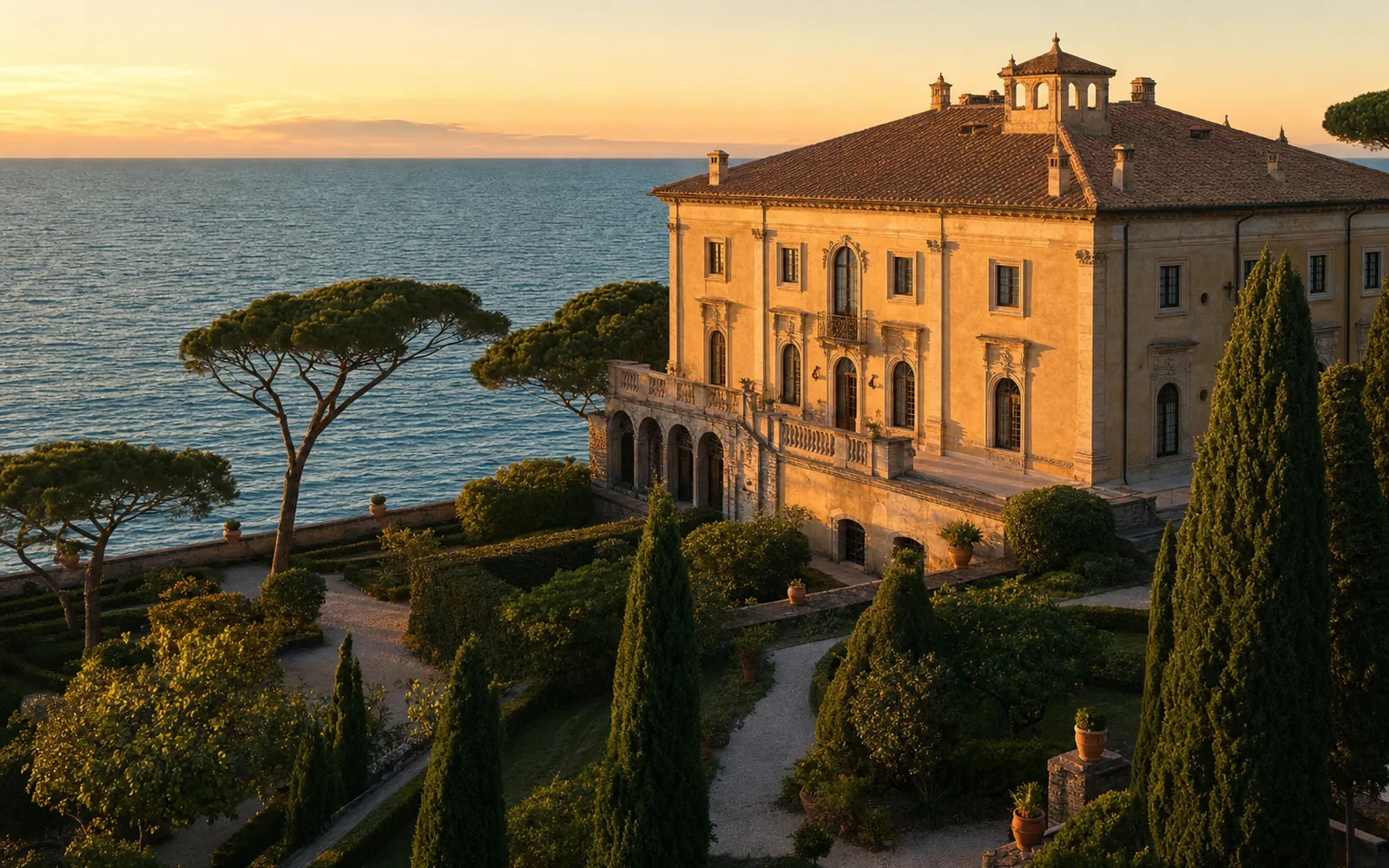 Immagine editoriale evocativa della villa a Ladispoli