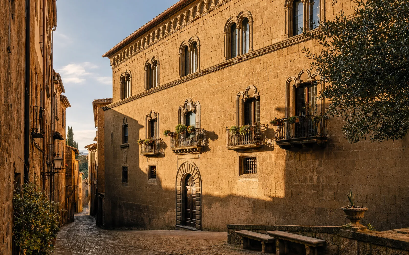 Immagine editoriale evocativa del palazzo a Orvieto