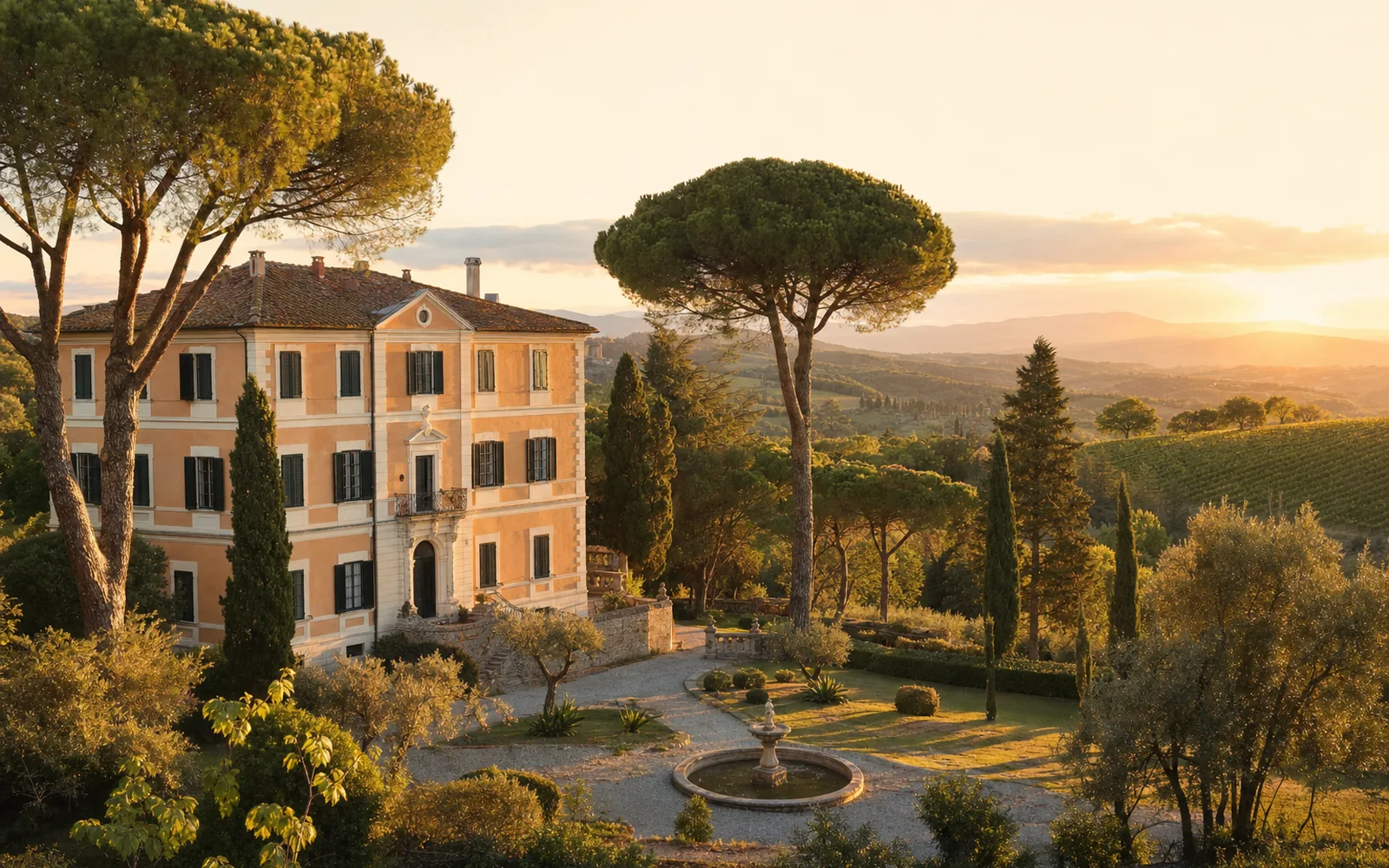Immagine editoriale evocativa della villa a Manciano