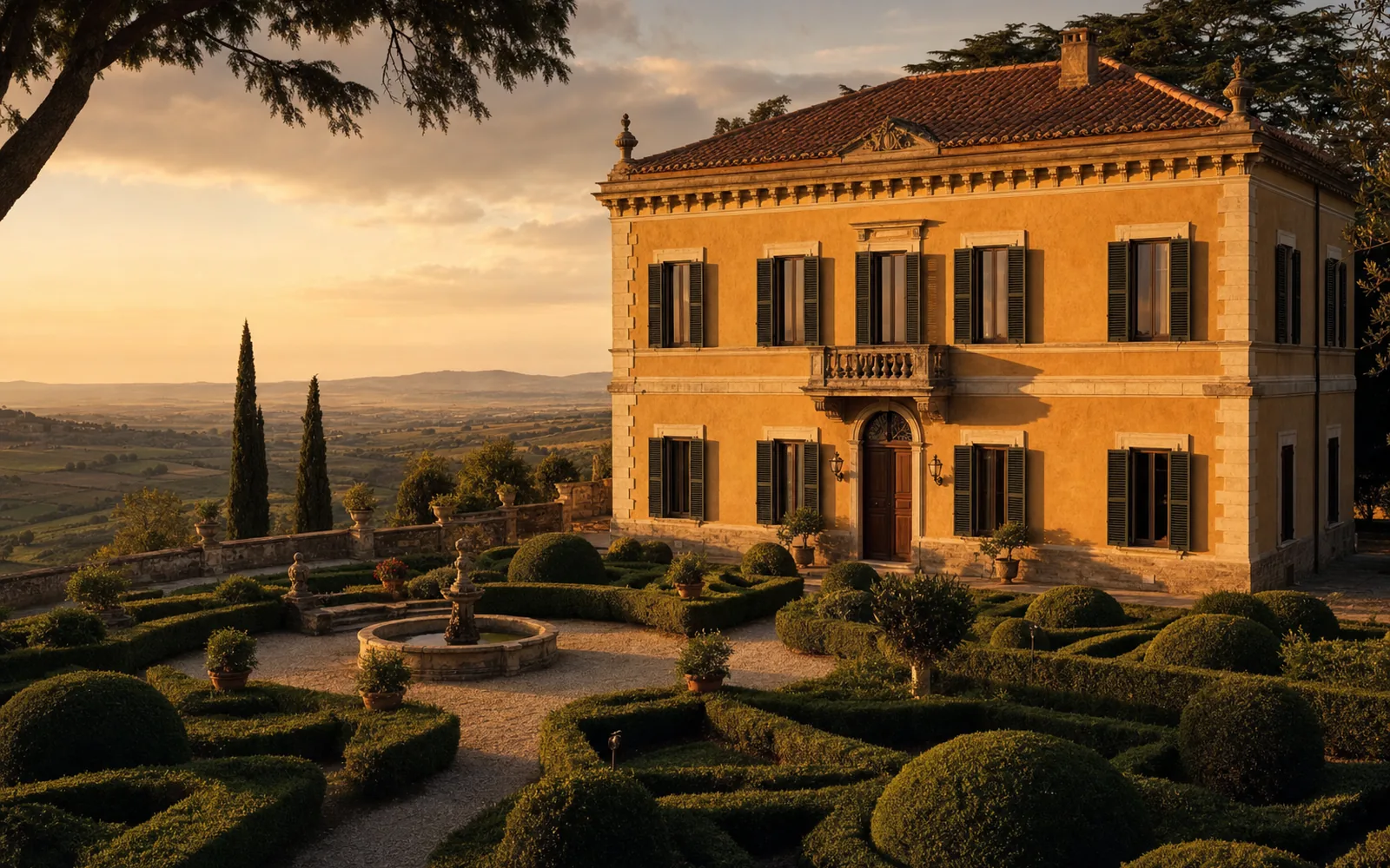 Immagine editoriale evocativa della villa a Tarquinia