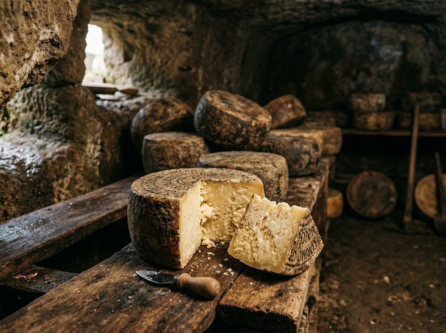 Pecorino in grotta del viterbese