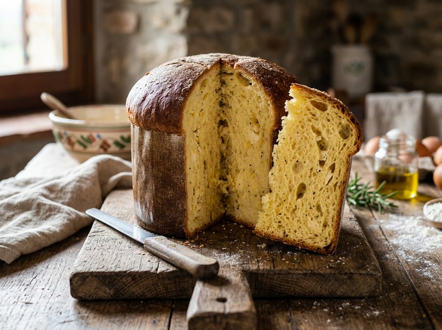 Pizza di Pasqua della Tuscia (dolce e al formaggio)